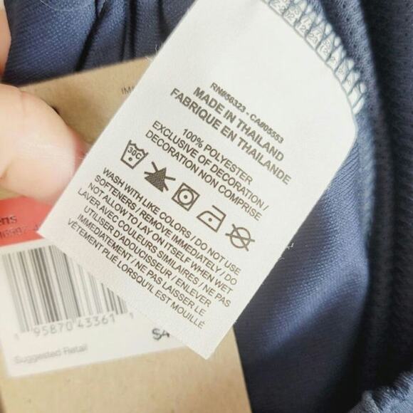 NIKE STANDARD FIT TRAINING PANTS IN NAVY, SZ LARGE - Picture 10 of 15